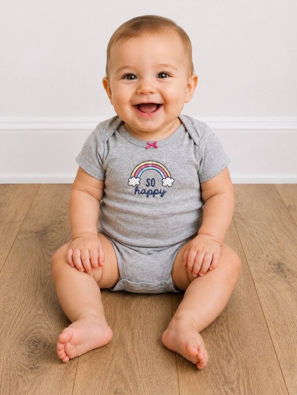 9m Carter's Girls Rainbow Onesie